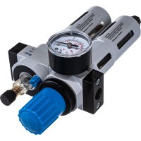 Фильтр влагоотделитель с редуктором и лубрикатором (1/4"; 16 бар) МАСТАК 690-21