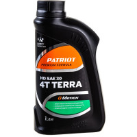 Масло минеральное G-Motion HD SAE 30 4Т TERRA (1 л) PATRIOT 850030400