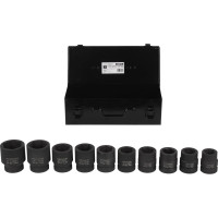 Набор головок ударных (27-50 мм; 1"; 10 шт.) WIEDERKRAFT WDK-711