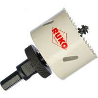 Набор коронок Bi-Metall HSSE-Co8 (9 шт; 19-64 мм; 2 адаптера) RUKO 126306