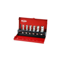 Набор корончатых сверл (7 предметов; 12-14-16-18-20-22 мм; HSS-G) RUKO 108820