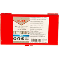 Набор корончатых сверл (7 предметов; 12-14-16-18-20-22 мм; HSS-G) RUKO 108820