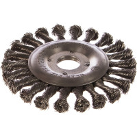 Щетка круглая витая (125 мм) для УШМ АТАКА 2067420