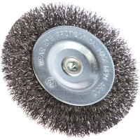 Дисковая гофрированная щетка Атака №082 5407506120 d 75 для дрели шестигранный хвостовик 22386