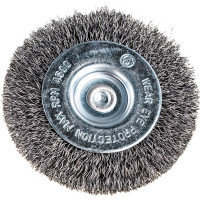 Дисковая гофрированная щетка Атака №082 5407506120 d 75 для дрели шестигранный хвостовик 22386