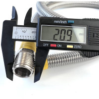 Сильфон для газа TUBOFLEX в оплетке ПВХ 1/2", 1.5 м, ВР/НР 4829572