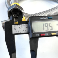 Сильфон для газа TUBOFLEX в оплетке ПВХ 1/2", 1.5 м, ВР/НР 4829572