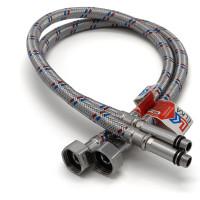 Гибкая подводка для смесителей ELKA 1/2"хМ10х50 см пара - длинный и короткий хвостовик ИС.100303