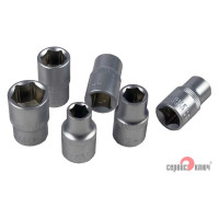 Набор головок шестигранных (7 пр; 10-19 мм; 1/2") СЕРВИС КЛЮЧ 77555