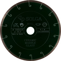 Диск алмазный сплошной (200х25,4 мм) CERAMICS MARBLE Solga Diamant 20000200