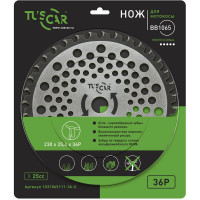 Нож для мотокосы BB1065, Professional, 230x25,4x36T, Sickle TUSCAR 1031065111-36-2