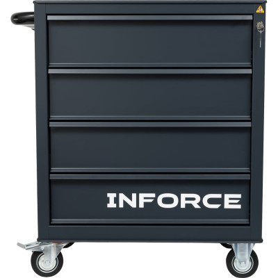 Инструментальная тележка Inforce 4 ящика, габариты без упаковки 745х465х825мм, 06-01-18