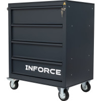 Инструментальная тележка Inforce 4 ящика, габариты без упаковки 745х465х825мм, 06-01-18