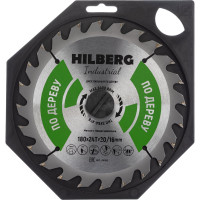 Диск пильный Hilberg Industrial Дерево 180x20/16x24Т HW180
