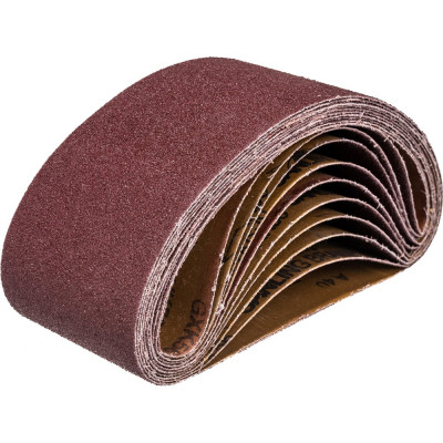 Лента шлифовальная (10 шт; 100х610 мм; P40) ПРАКТИКА 037-909