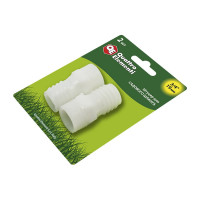 Штуцер для шланга 3/4" х 19 мм 2шт. QUATTRO ELEMENTI 771-886