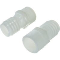 Штуцер для шланга 3/4" х 19 мм 2шт. QUATTRO ELEMENTI 771-886