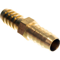 Адаптер соединитель шлангов ёлочка (12 - 12 мм; латунь) QUATTRO ELEMENTI 771-954