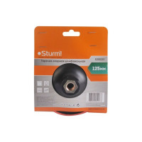 Тарелка опорная с липучей основой Velcro (125 мм; M14) Sturm 5200201