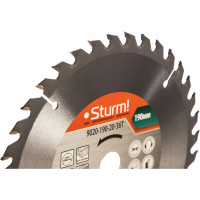 Диск пильный по дереву (190х20 мм; 36T) Sturm 9020-190-20-36T