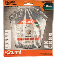 Диск пильный по дереву (190х20 мм; 36T) Sturm 9020-190-20-36T