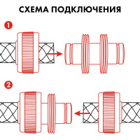 Муфта соединительная ремонтная (3/4" - 3/4") QUATTRO ELEMENTI 246-388