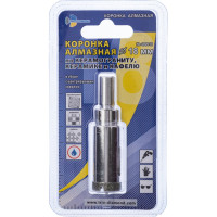 Коронка алмазная по керамике и кафелю с центрирующим сверлом TRIO-DIAMOND 18 мм 400018