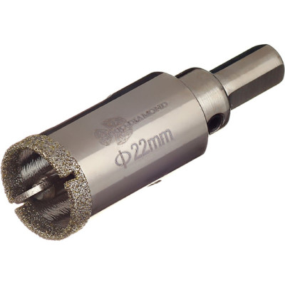 Коронка алмазная по керамике и кафелю с центрирующим сверлом TRIO-DIAMOND 22 мм 400022