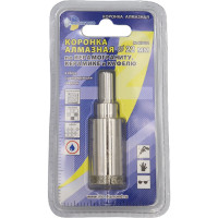 Коронка алмазная по керамике и кафелю с центрирующим сверлом TRIO-DIAMOND 22 мм 400022