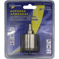 Коронка алмазная по керамике и кафелю с центрирующим сверлом TRIO-DIAMOND 42 мм 400042
