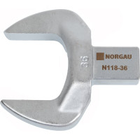 Насадка рожковая N118-36 (36 мм; 14х18 мм) NORGAU 051111236