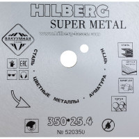 Диск алмазный отрезной Hilberg 350x25.4 Super Metal 520350
