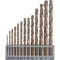 Набор сверл по металлу (13 шт; 1.5-6.5 мм; P6M5K5) ТРИГГЕР 74342 тов-155652