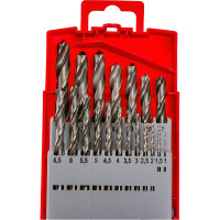 Набор сверл по металлу (19 шт; 1-10 мм; P6M5) ТРИГГЕР 74343 тов-155653