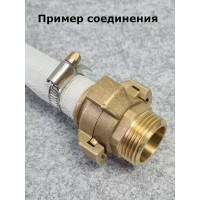Штуцер латунный быстрого соединения для напорного рукава НР 1" Профитт 0103225