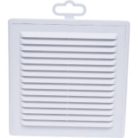 Решетка вентиляционная приточно-вытяжная (150х150 мм; фланец 100 мм; белая) ERA 1515R10F 90-01116