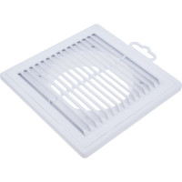 Решетка вентиляционная приточно-вытяжная (150х150 мм; фланец 100 мм; белая) ERA 1515R10F 90-01116