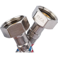 Подводка гибкая для воды с оплеткой из нержавеющей стали ELKA 1/2" х 40 см в/в ИС.100910