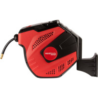Пневматическая катушка WIEDERKRAFT с армированным шлангом PVC 3/8" длина 15+1м WDK-85260