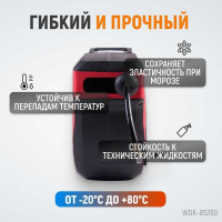 Пневматическая катушка WIEDERKRAFT с армированным шлангом PVC 3/8" длина 15+1м WDK-85260