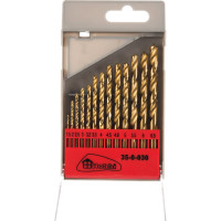 Набор сверл по металлу 1,5-6,5 мм с покрытием из нитрида титана, 13шт. РемоКолор 35-0-030