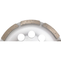 Круг алмазный сегментный, чашечный, шлифовальный, однорядный, 125 мм РемоКолор 74-0-501