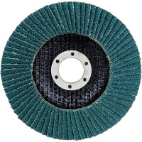 Круг лепестковый циркониевый по металлу и нержавеющей стали (125х22 мм, ZK40, 38А) Tsunami КЛТ1 D9610000ZK12540