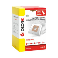 Мешки-пылесборники синтетические для пылесоса, 12 шт OZONE XXL-03