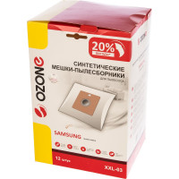 Мешки-пылесборники синтетические для пылесоса, 12 шт OZONE XXL-03