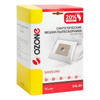 Мешки-пылесборники синтетические для пылесоса (12 шт; 2 микрофильтра) OZONE XXL-04