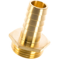 Штуцер для шланга 3/4" с наружной резьбой 1" DENZEL 97272