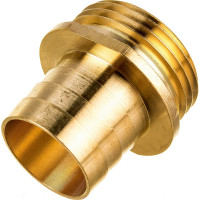 Штуцер для шланга 1" с наружной резьбой 1" DENZEL 97271