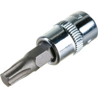 Насадка торцевая 1/4"DR с вставкой-битой T30 Ombra 114330