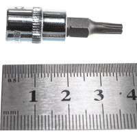 Насадка торцевая 1/4"DR с вставкой-битой T20 Ombra 114320